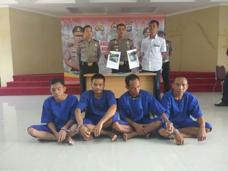 Polsek Tenayan Raya Gulung Sindikat Curas Antar Provinsi